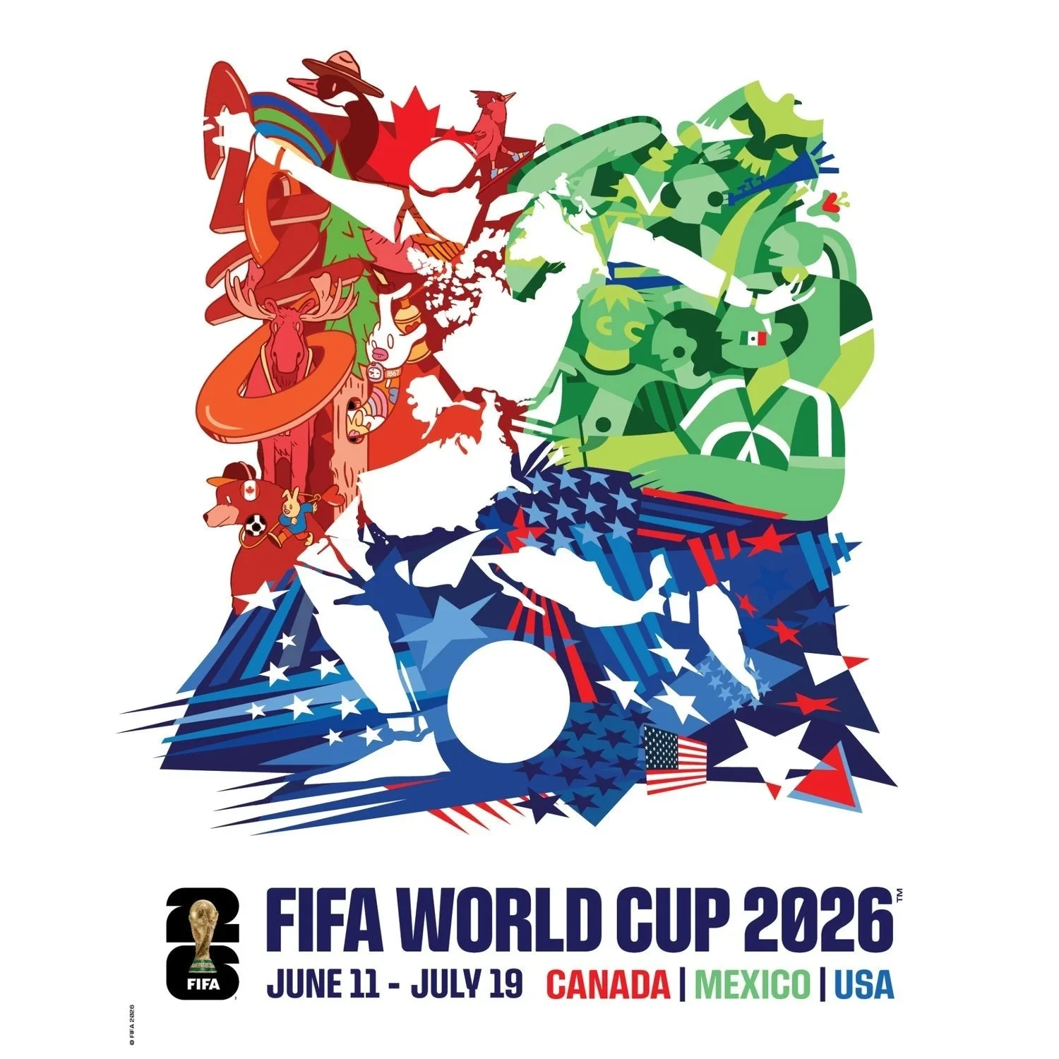 FIFA World Cup 2026 — Canada, Mexico & USA, June 11 – July 19